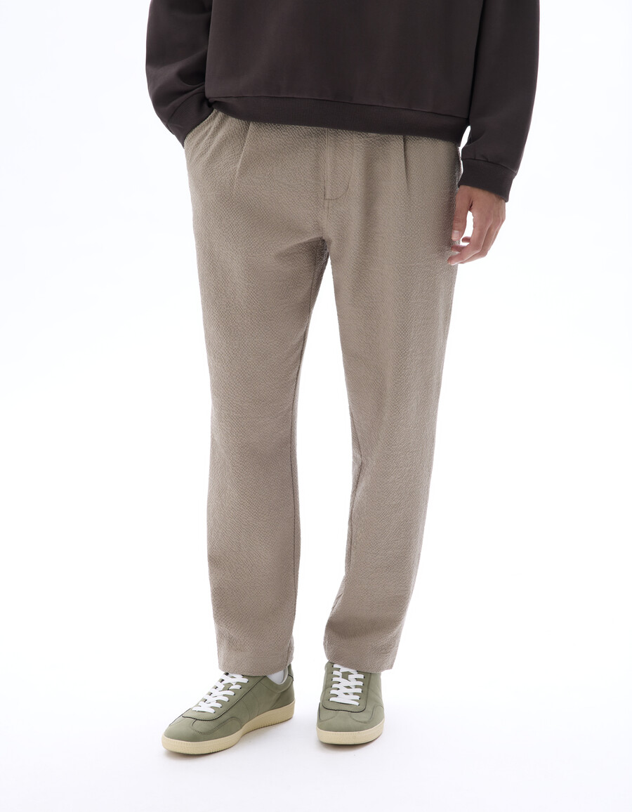 24h slim seersucker pants
