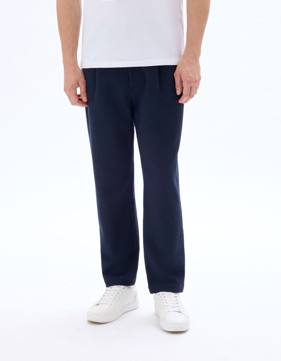 24h slim seersucker pants