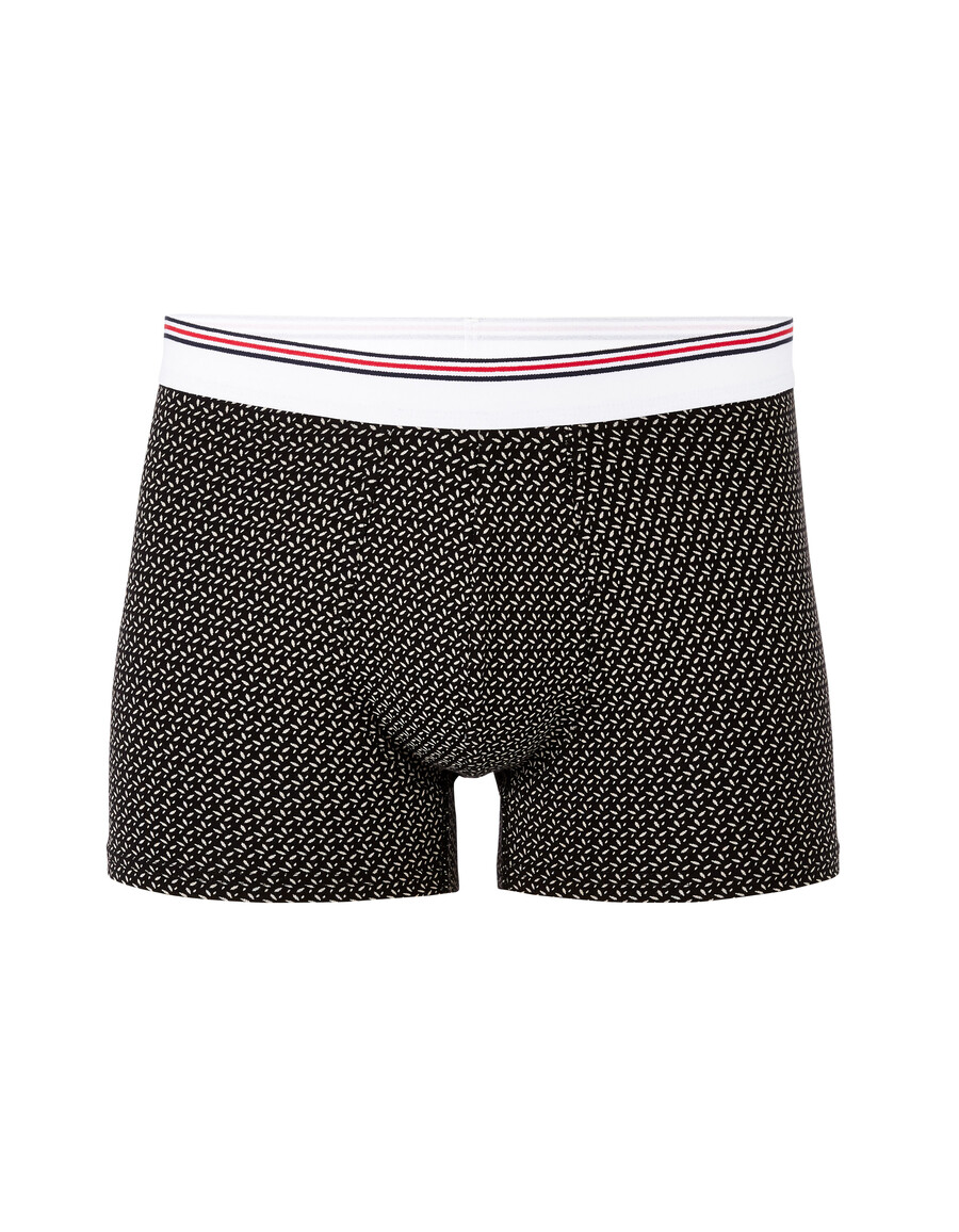 tryckta stretchiga bomullsboxershorts