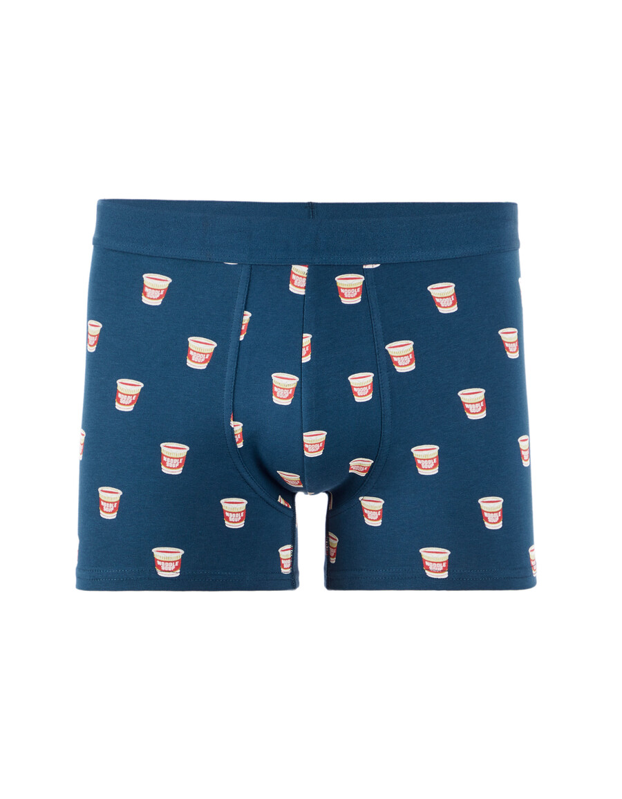 blå julnudlar boxershorts och strumpor duo presentset
