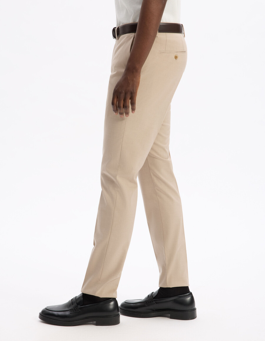 slim fit stretchiga kostymbyxor