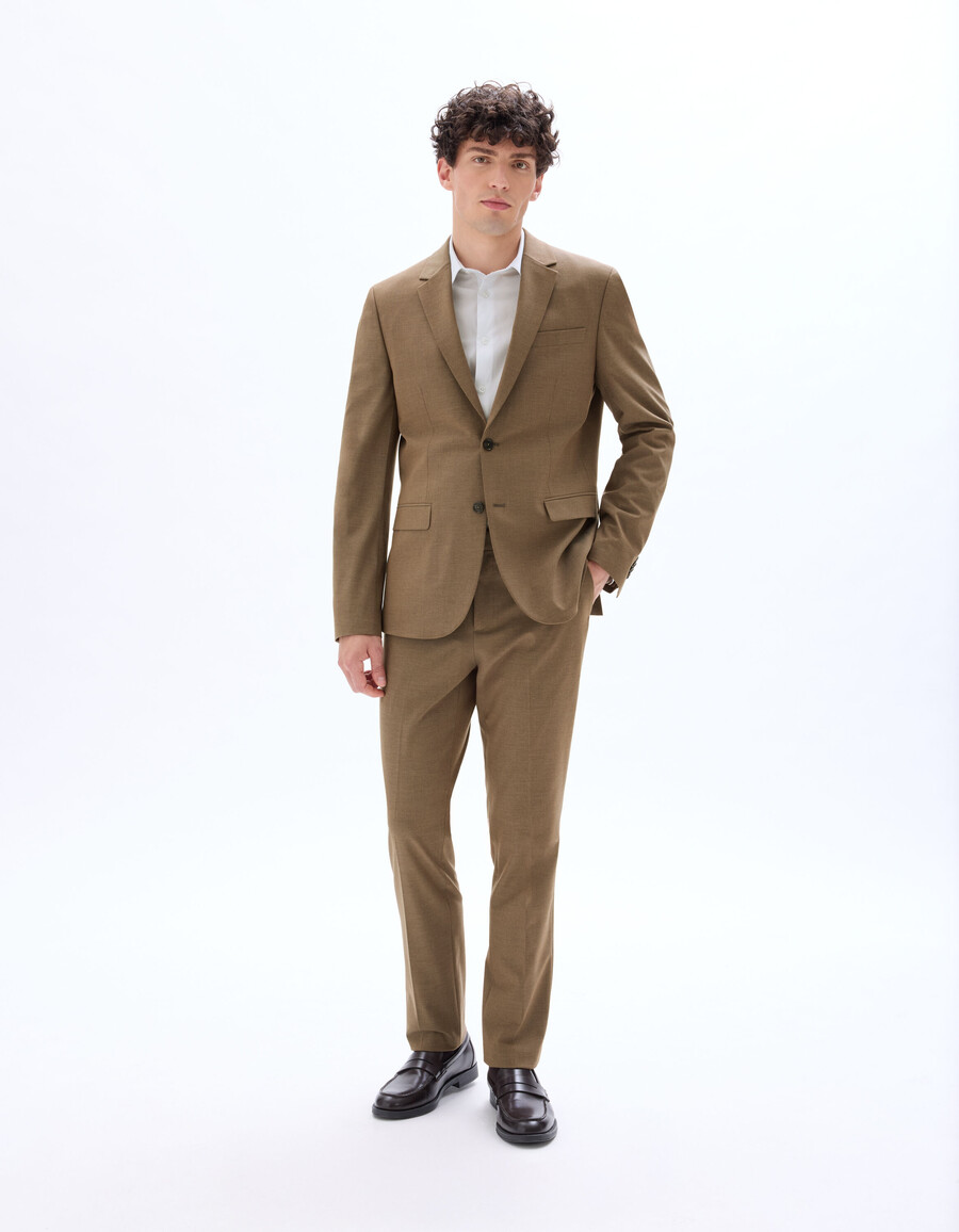 slim fit bi-stretch kostymbyxor