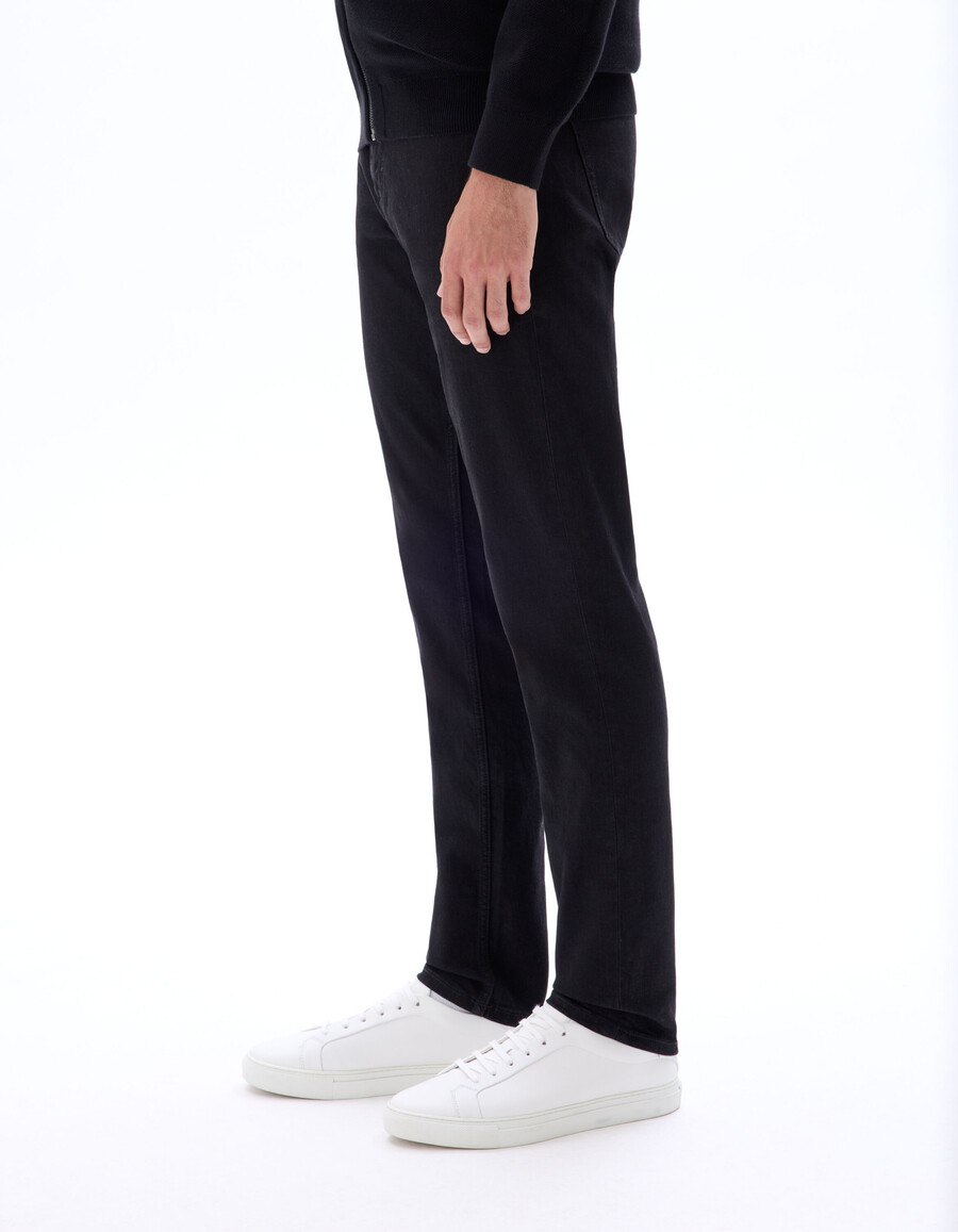 slimmade stretchiga bomullsjeans