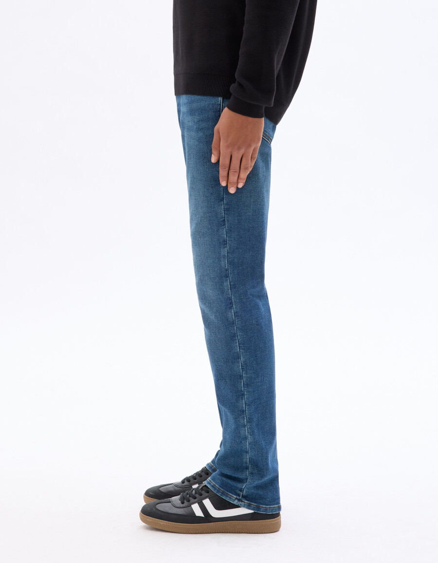 jean c.35 rak stretchstickad 3 längder