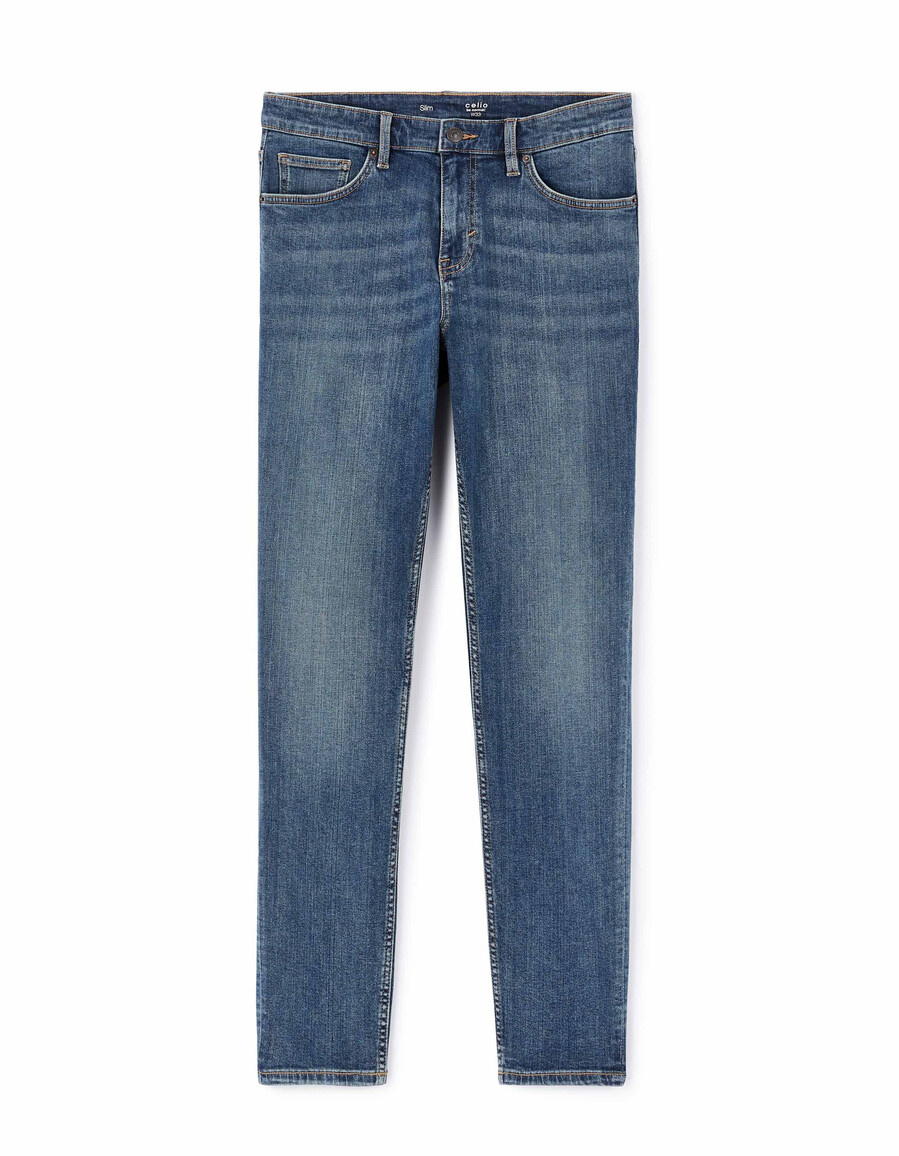 slim-fit stretchiga bomullsjeans