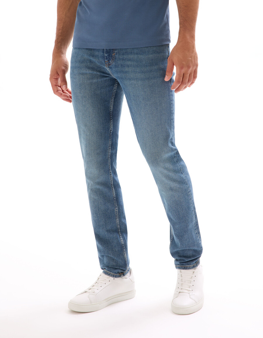 slim-fit stretchiga bomullsjeans