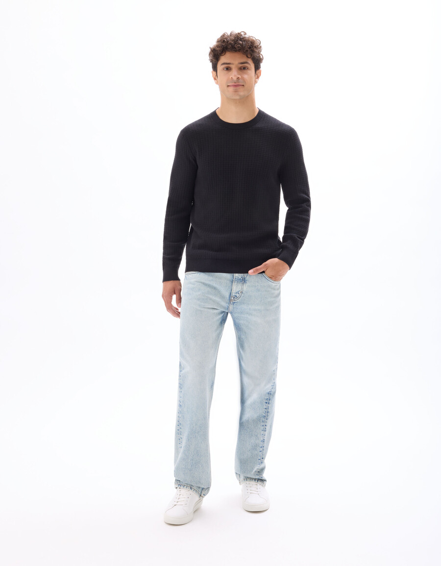 tencel lyocell bomulls-utsvängda jeans