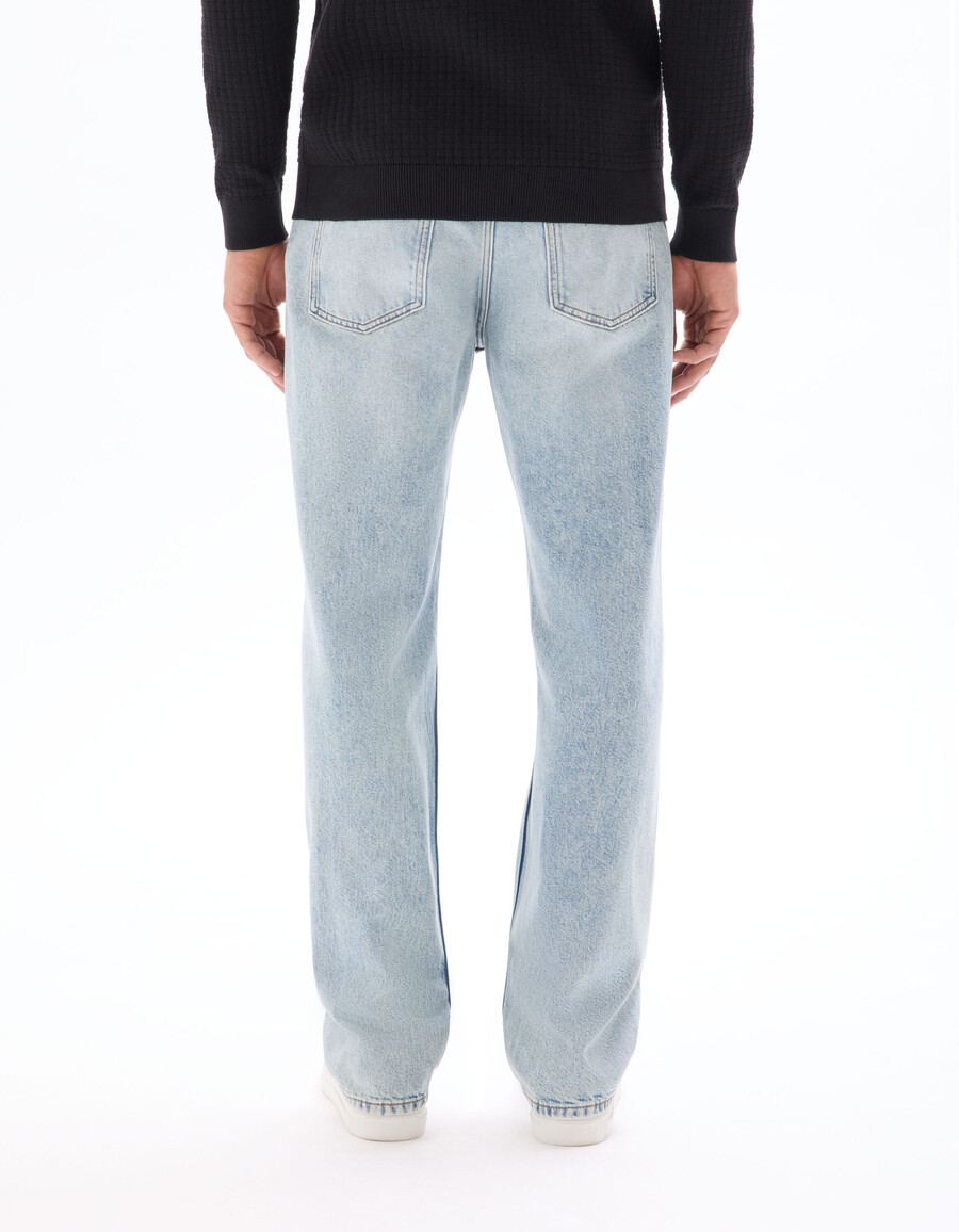 tencel lyocell bomulls-utsvängda jeans
