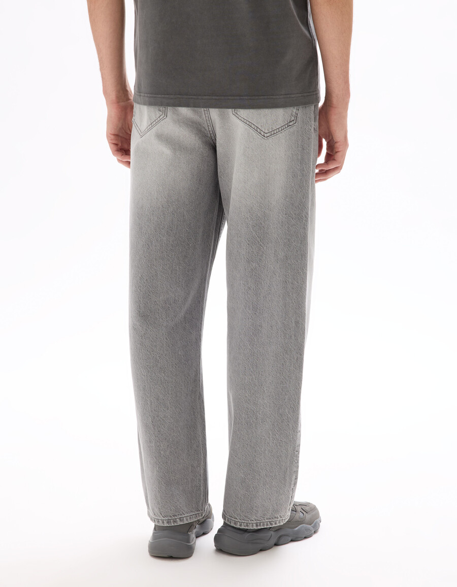 baggy stretchiga bomullsjeans