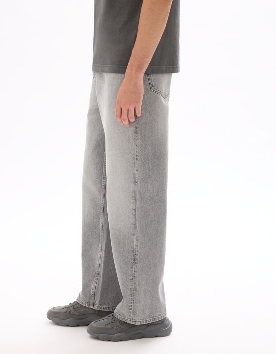 baggy stretchiga bomullsjeans