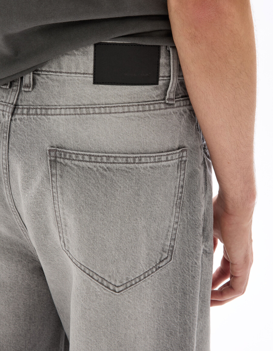 baggy stretchiga bomullsjeans