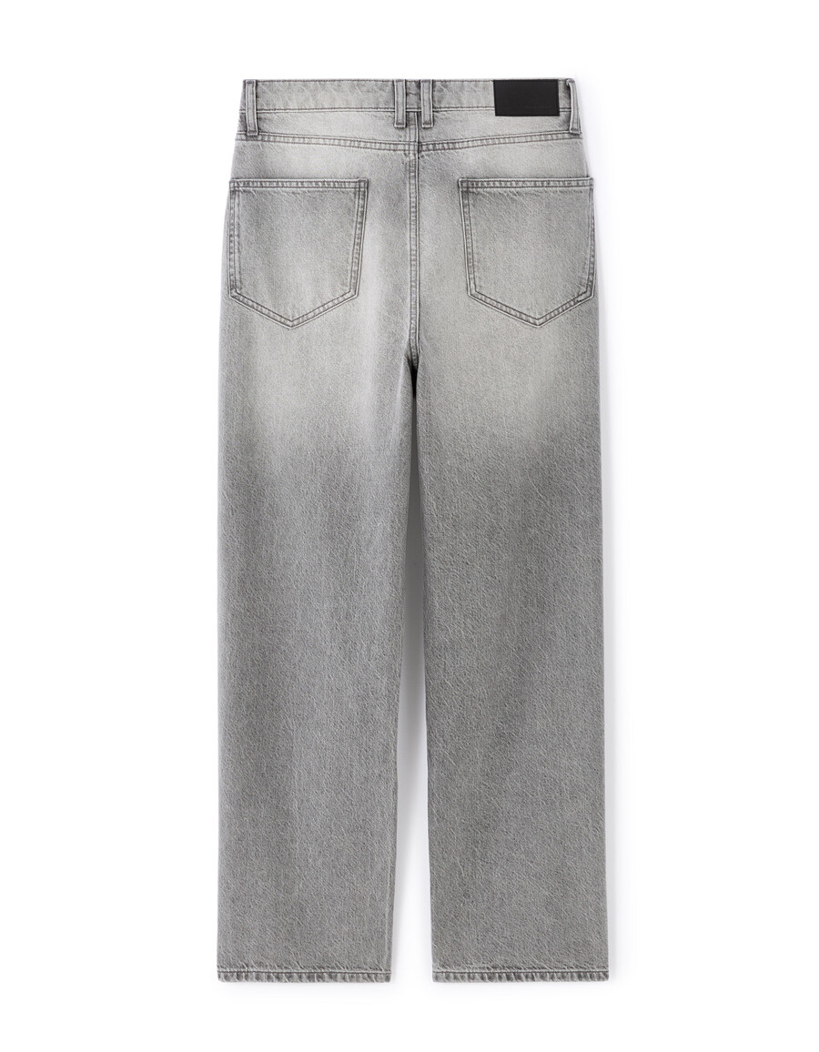 baggy stretchiga bomullsjeans