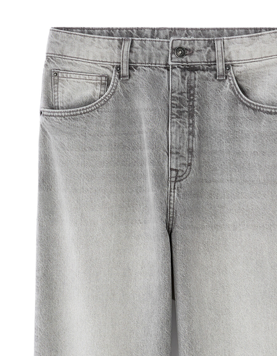 baggy stretchiga bomullsjeans