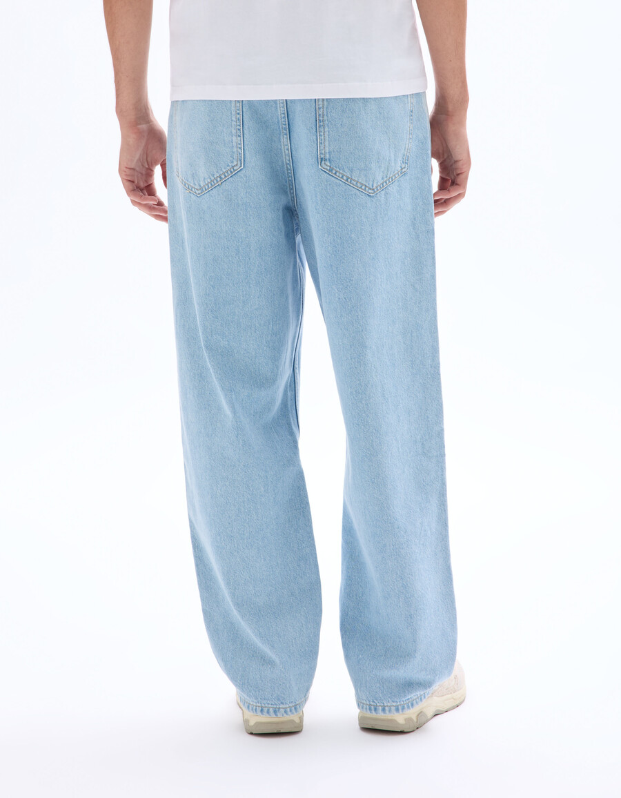 baggy stretchiga bomullsjeans