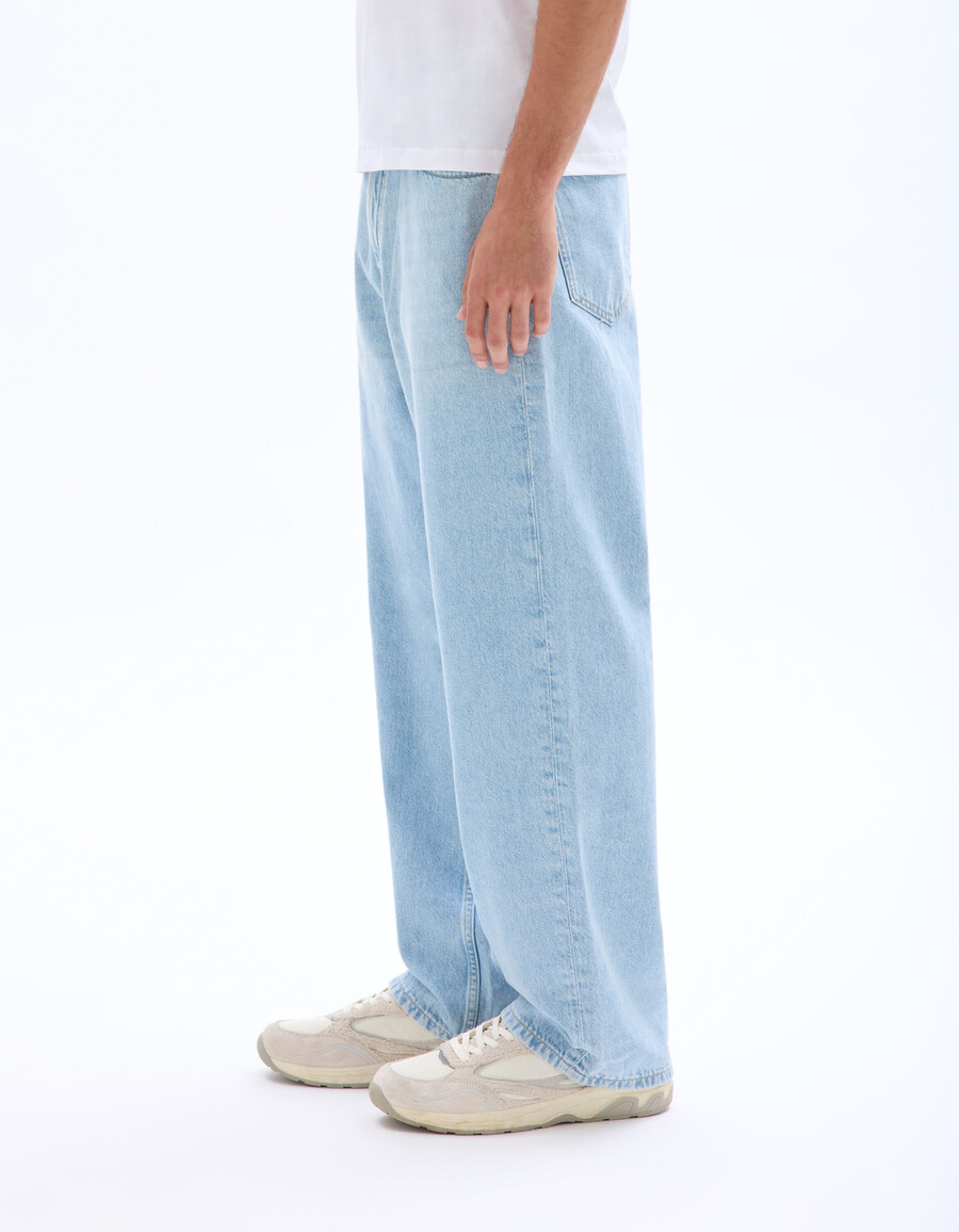 baggy stretchiga bomullsjeans