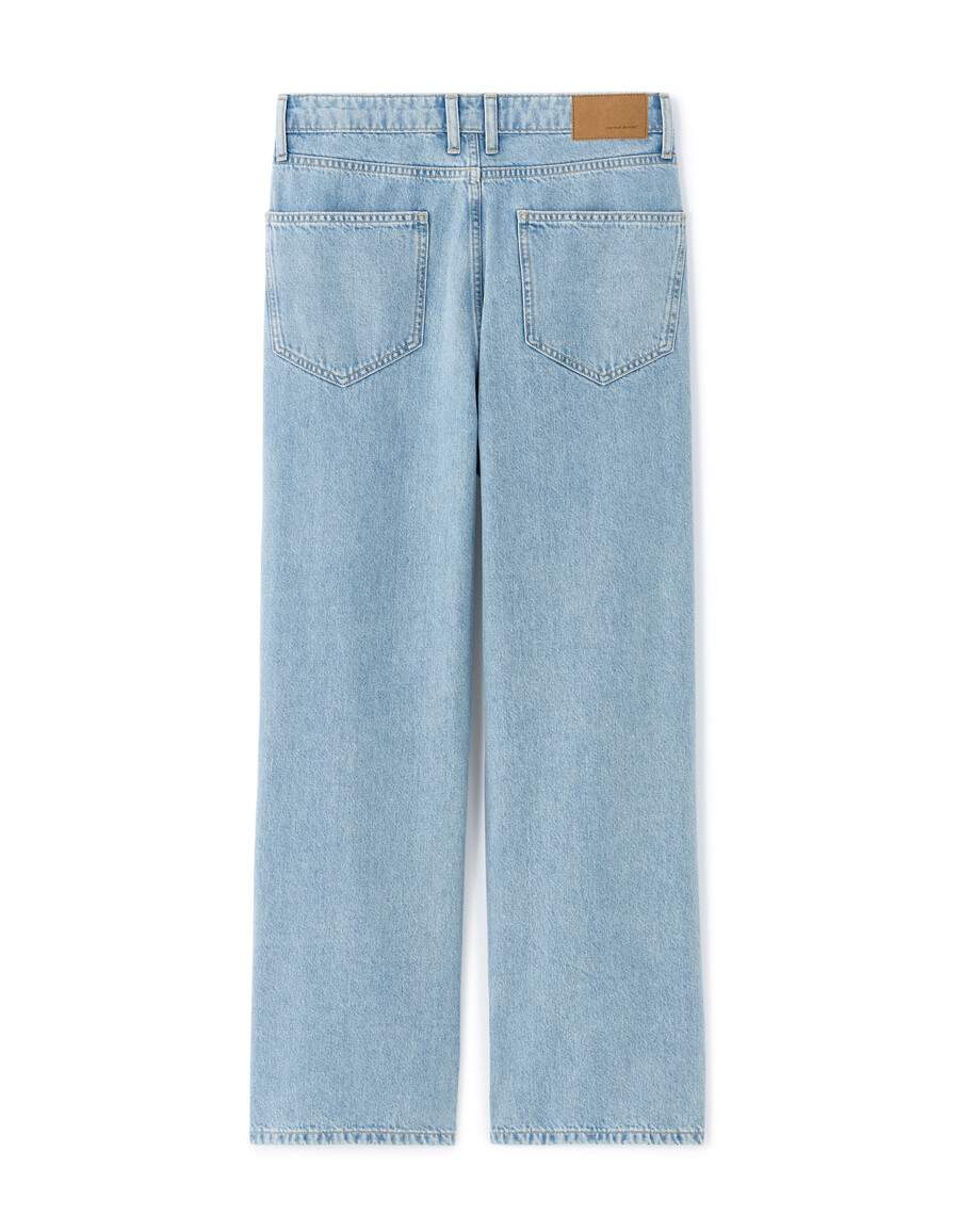 baggy stretchiga bomullsjeans