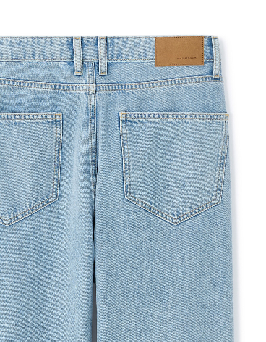 baggy stretchiga bomullsjeans