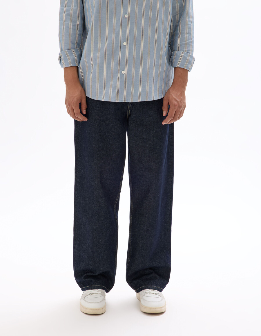 baggy stretchiga bomullsjeans