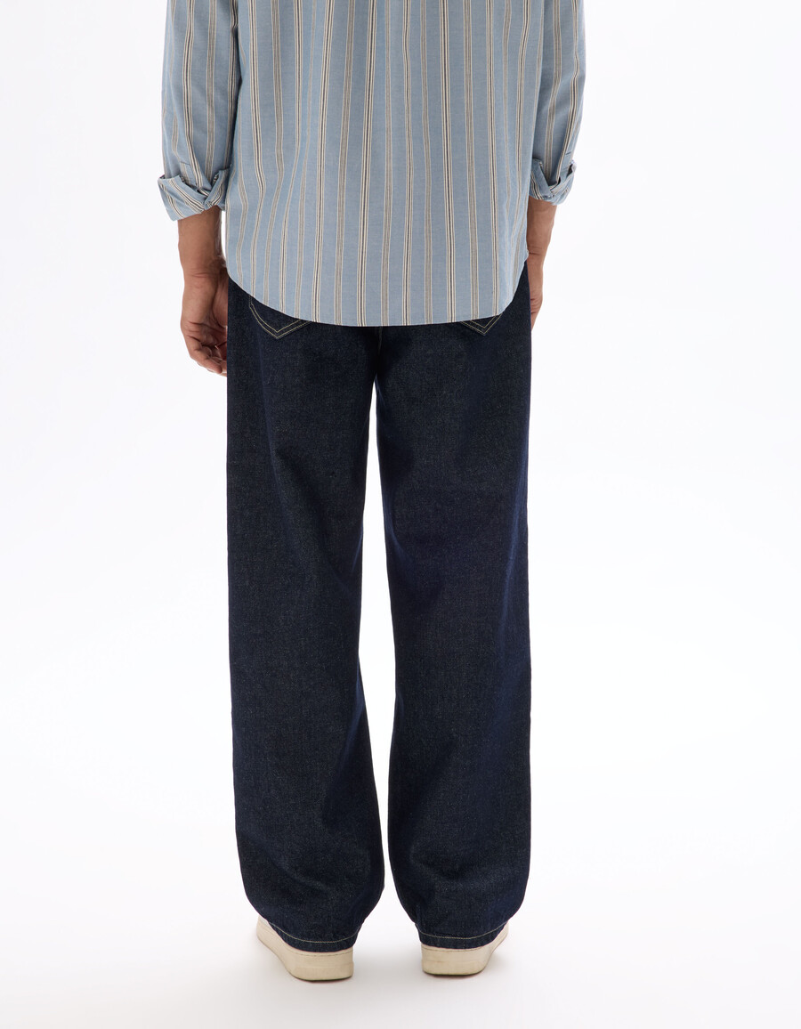 baggy stretchiga bomullsjeans