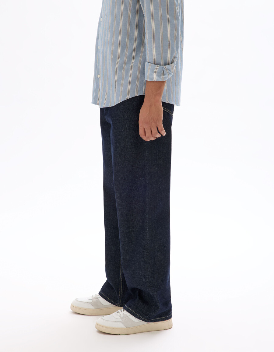 baggy stretchiga bomullsjeans