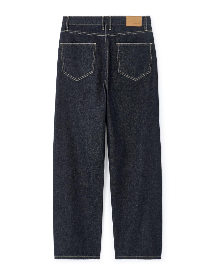 baggy stretchiga bomullsjeans