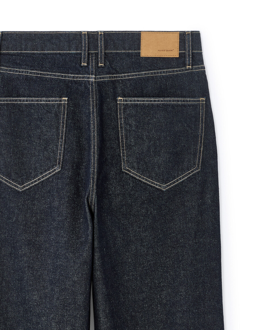 baggy stretchiga bomullsjeans