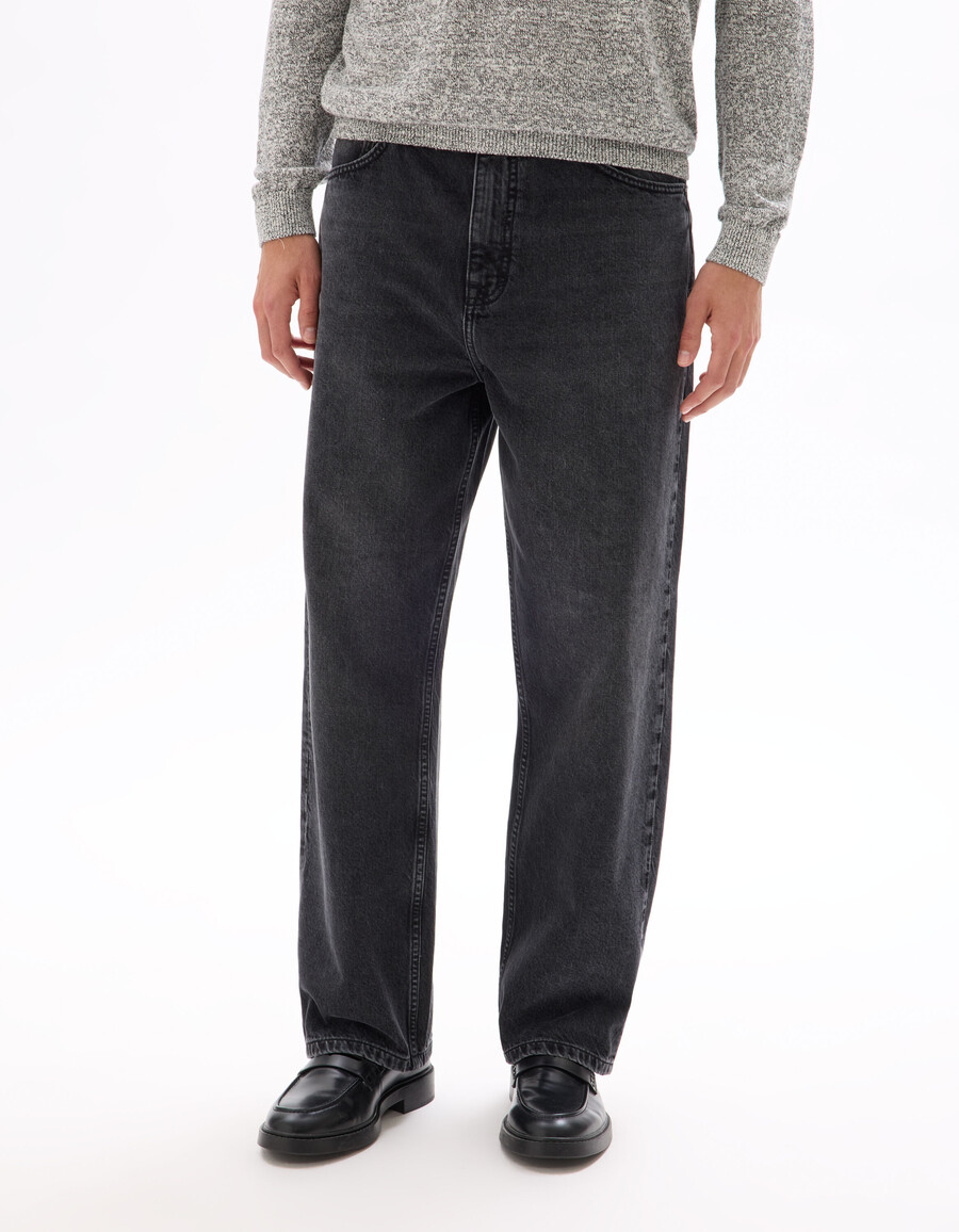 baggy stretchiga bomullsjeans