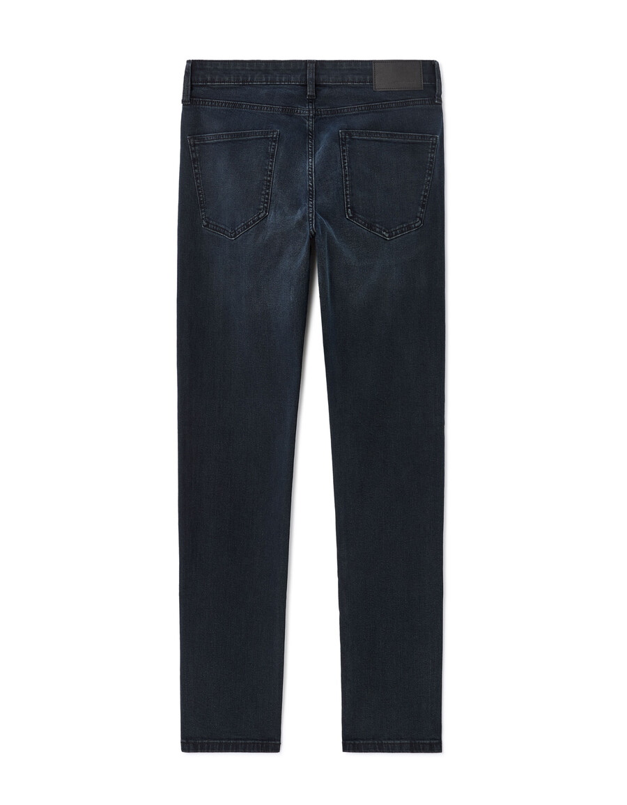 slimmade stretchiga bomullsjeans