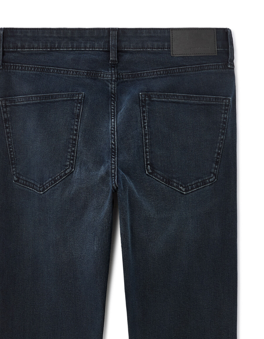 slimmade stretchiga bomullsjeans
