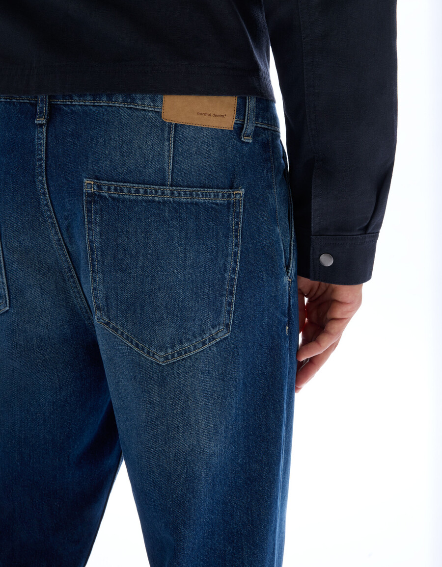 avslappnade jeans 100 bomull