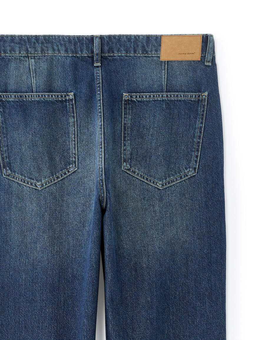 avslappnade jeans 100 bomull