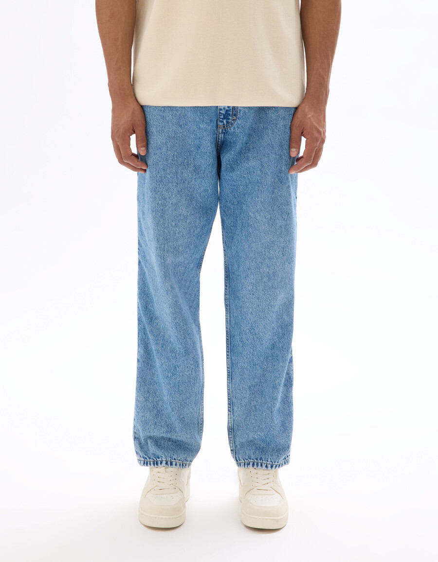 avslappnade jeans 100 bomull