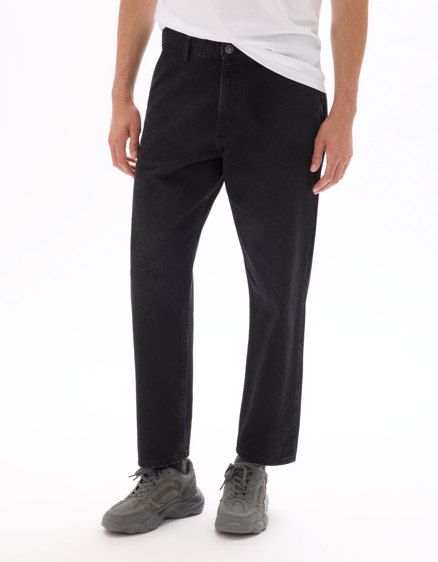 avslappnade jeans 100 bomull
