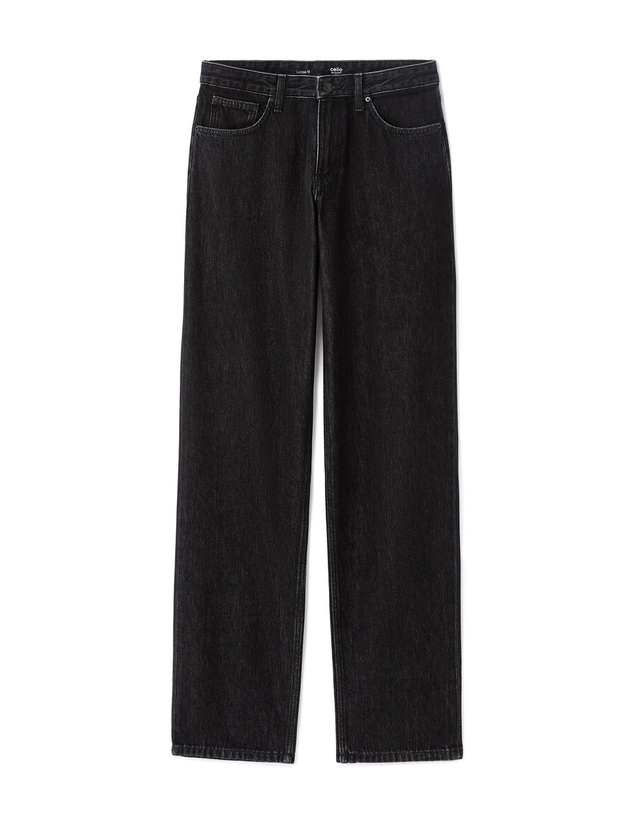 lös passform tencel lyocell bomullsjeans