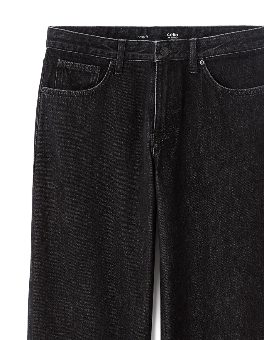 lös passform tencel lyocell bomullsjeans