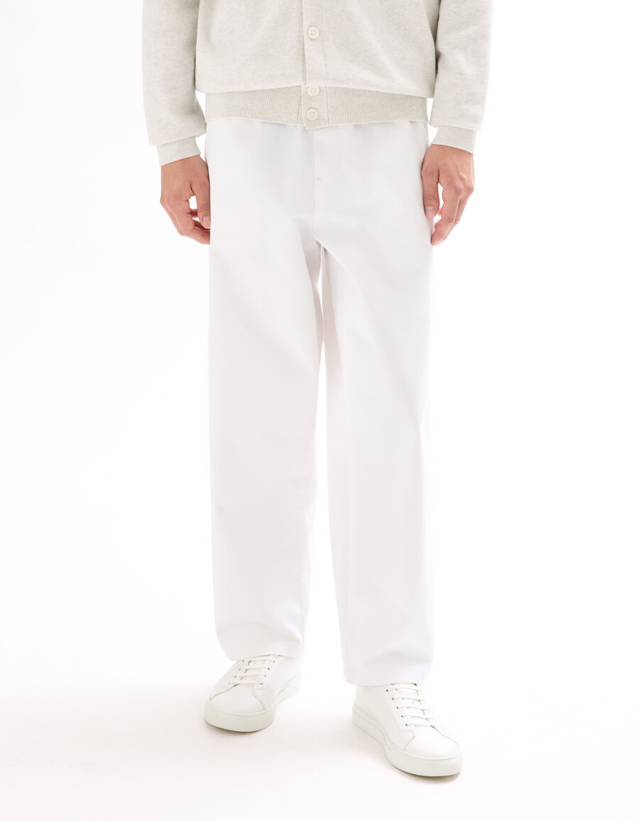 lösa stretchiga bomullsbyxor