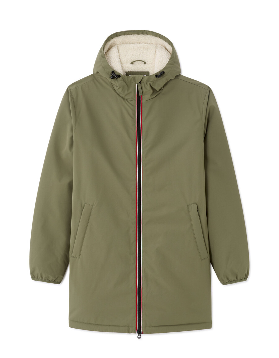drycore parka med vattenavvisande sherpafodrad huva