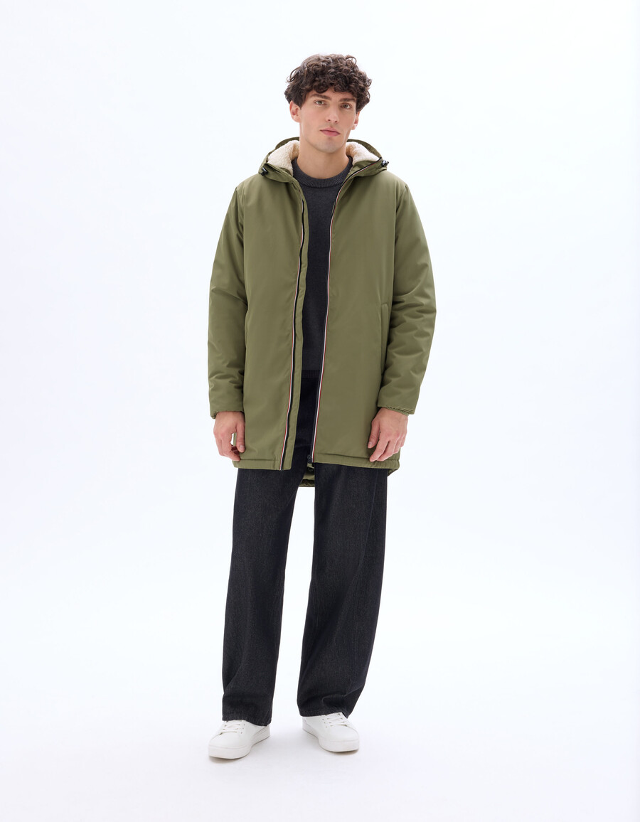 drycore parka med vattenavvisande sherpafodrad huva