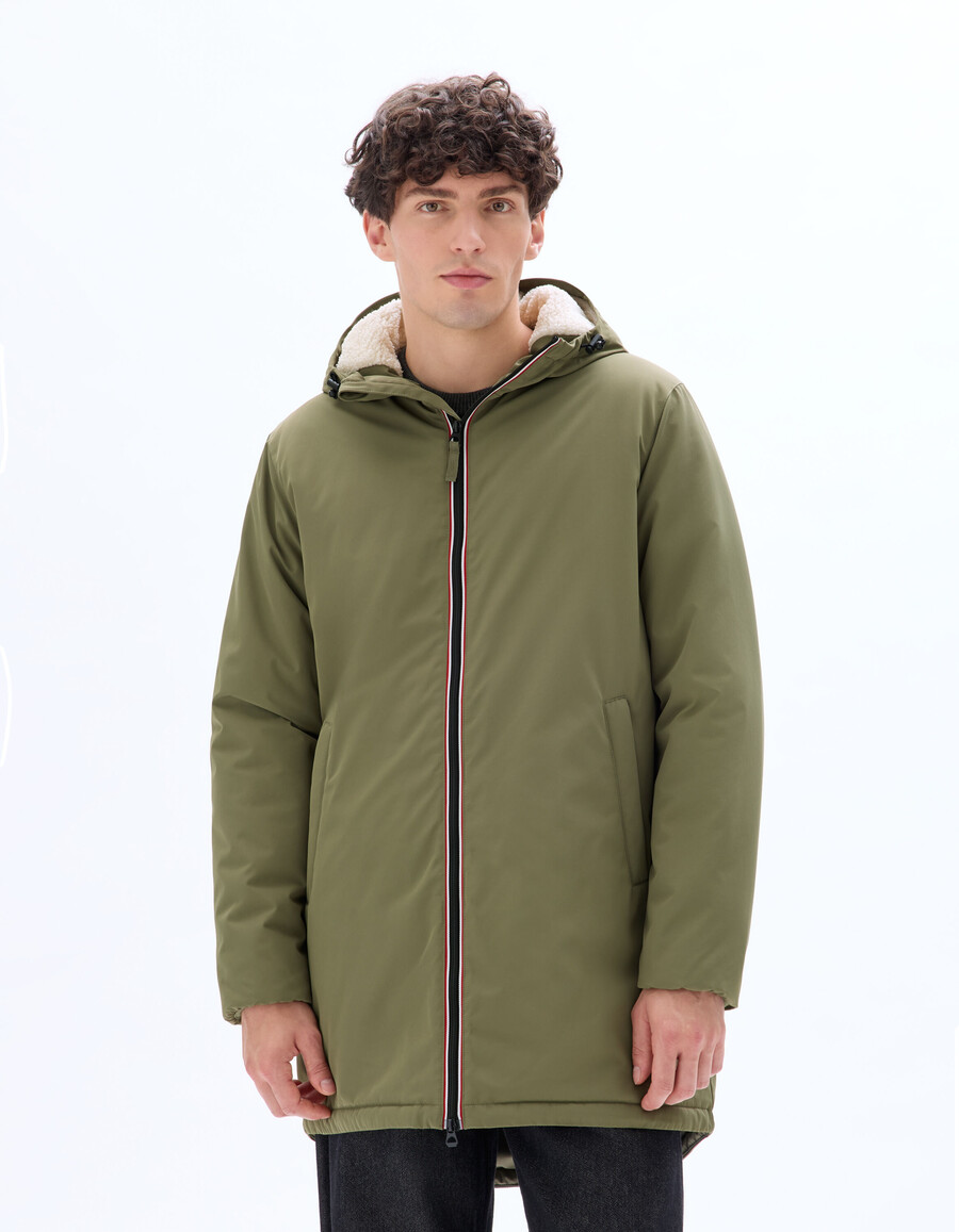 drycore parka med vattenavvisande sherpafodrad huva