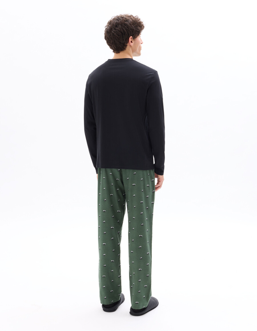 panda-mönstrad pyjamastopp och byxor