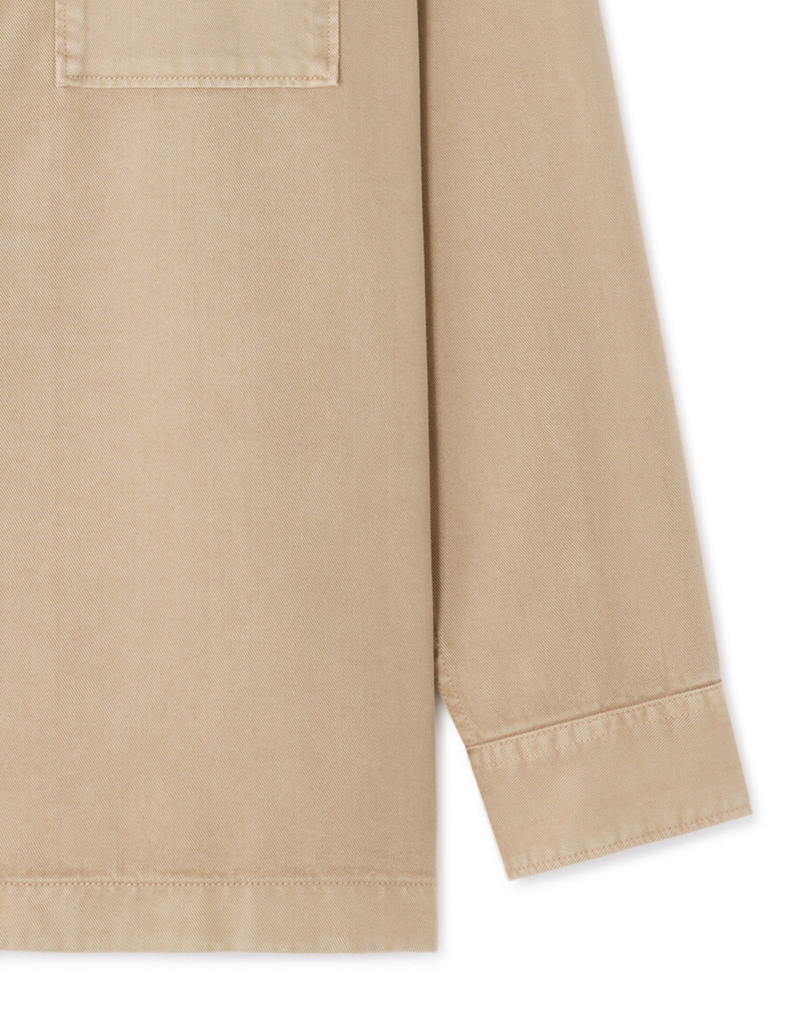 enfärgad överskjorta i 100 tencel lyocell