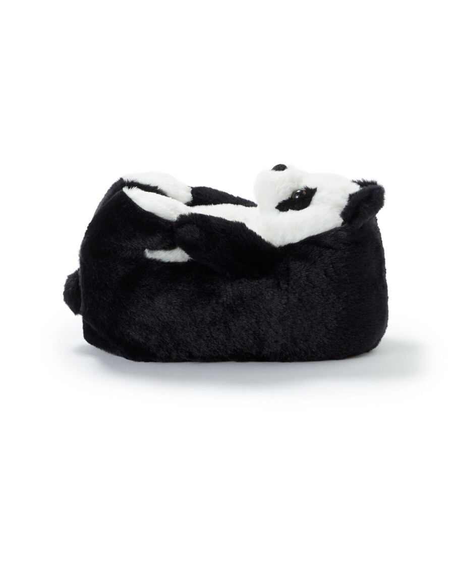 julpanda plysch tofflor