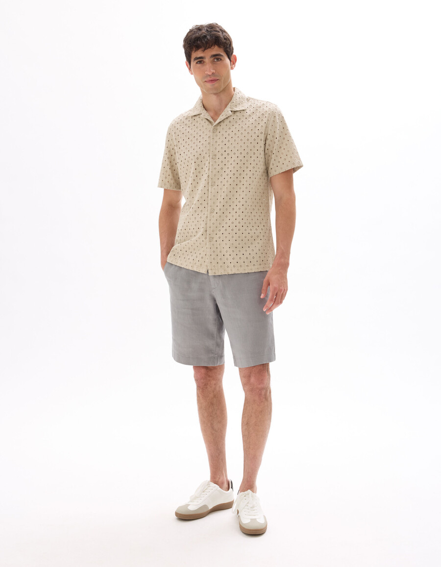 bermudashorts 100 linne
