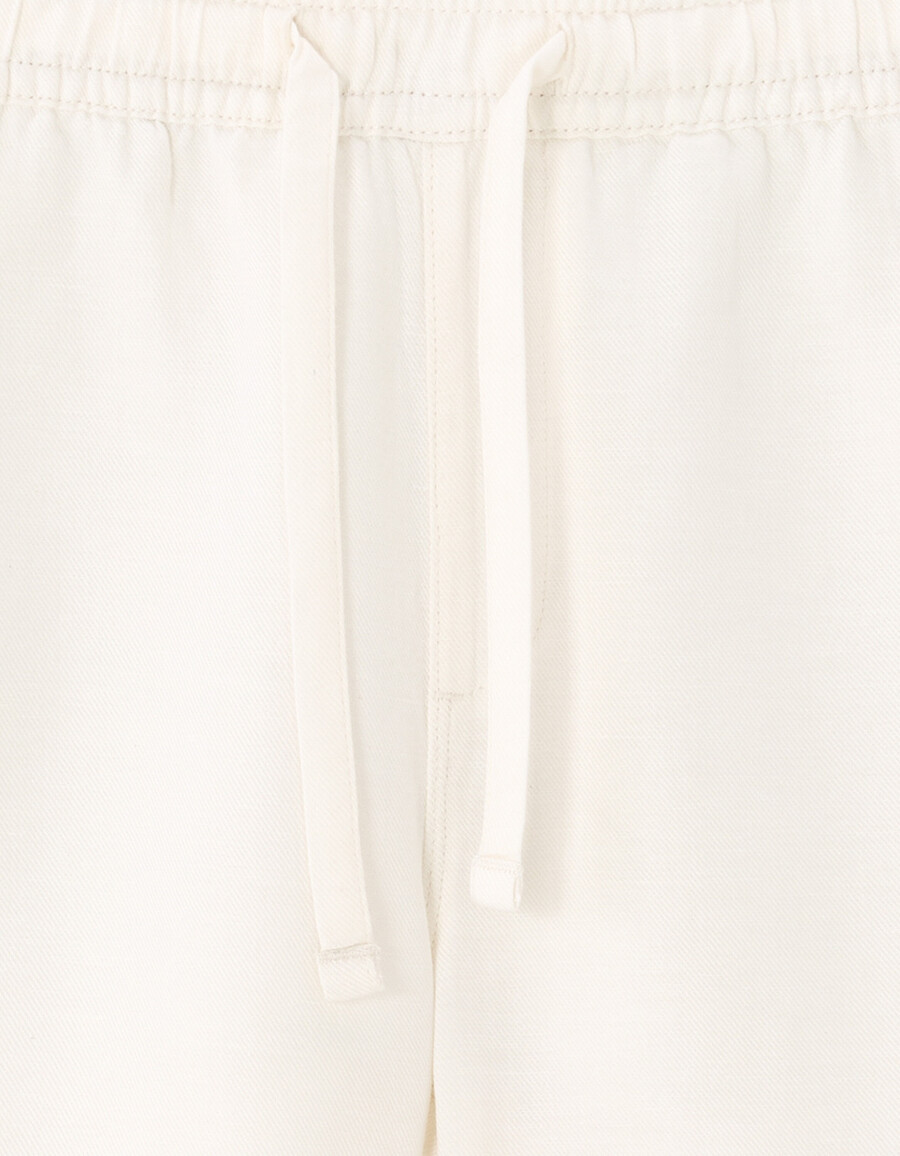 bermudashorts i tencel lyocell och linneblandning