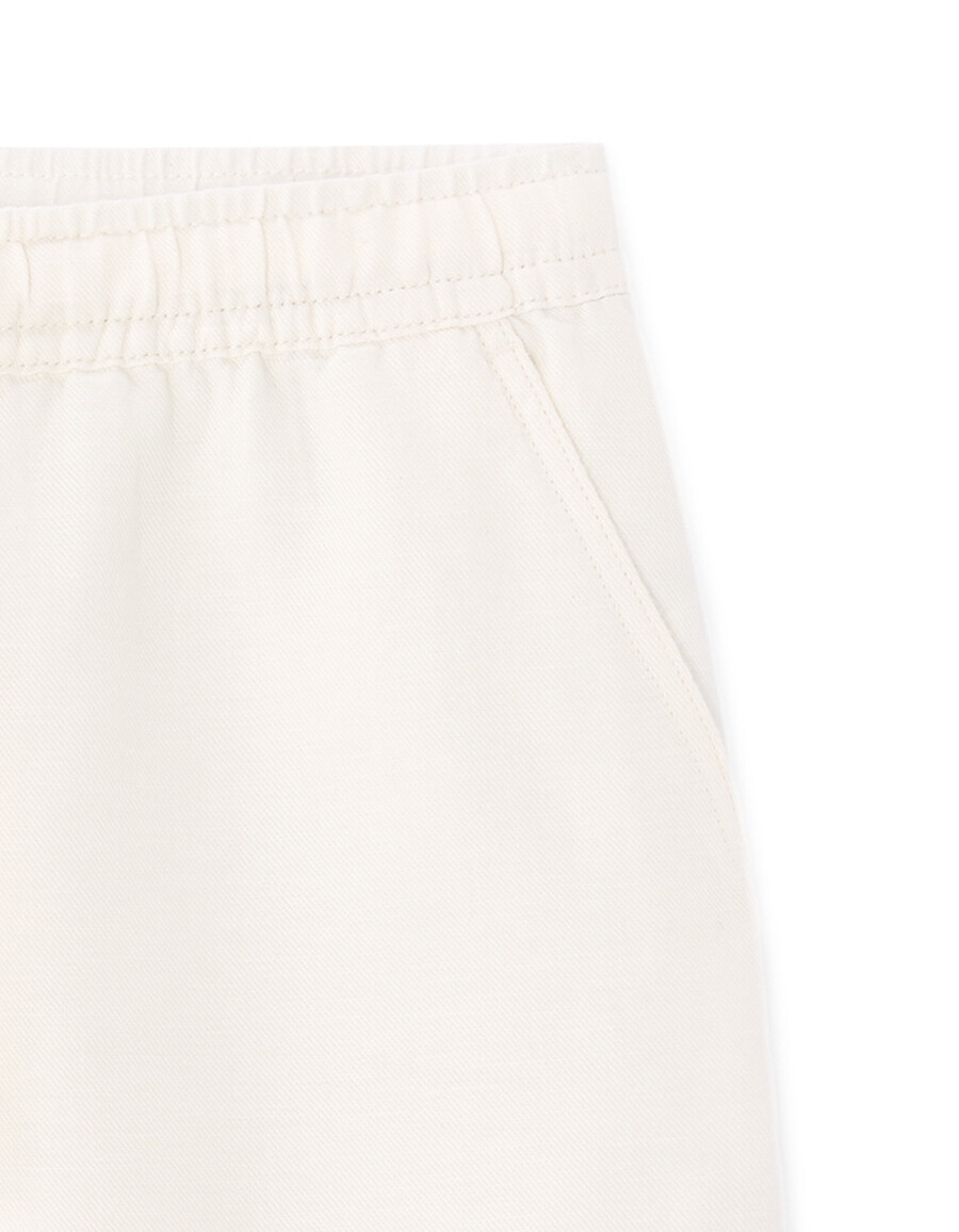 bermudashorts i tencel lyocell och linneblandning