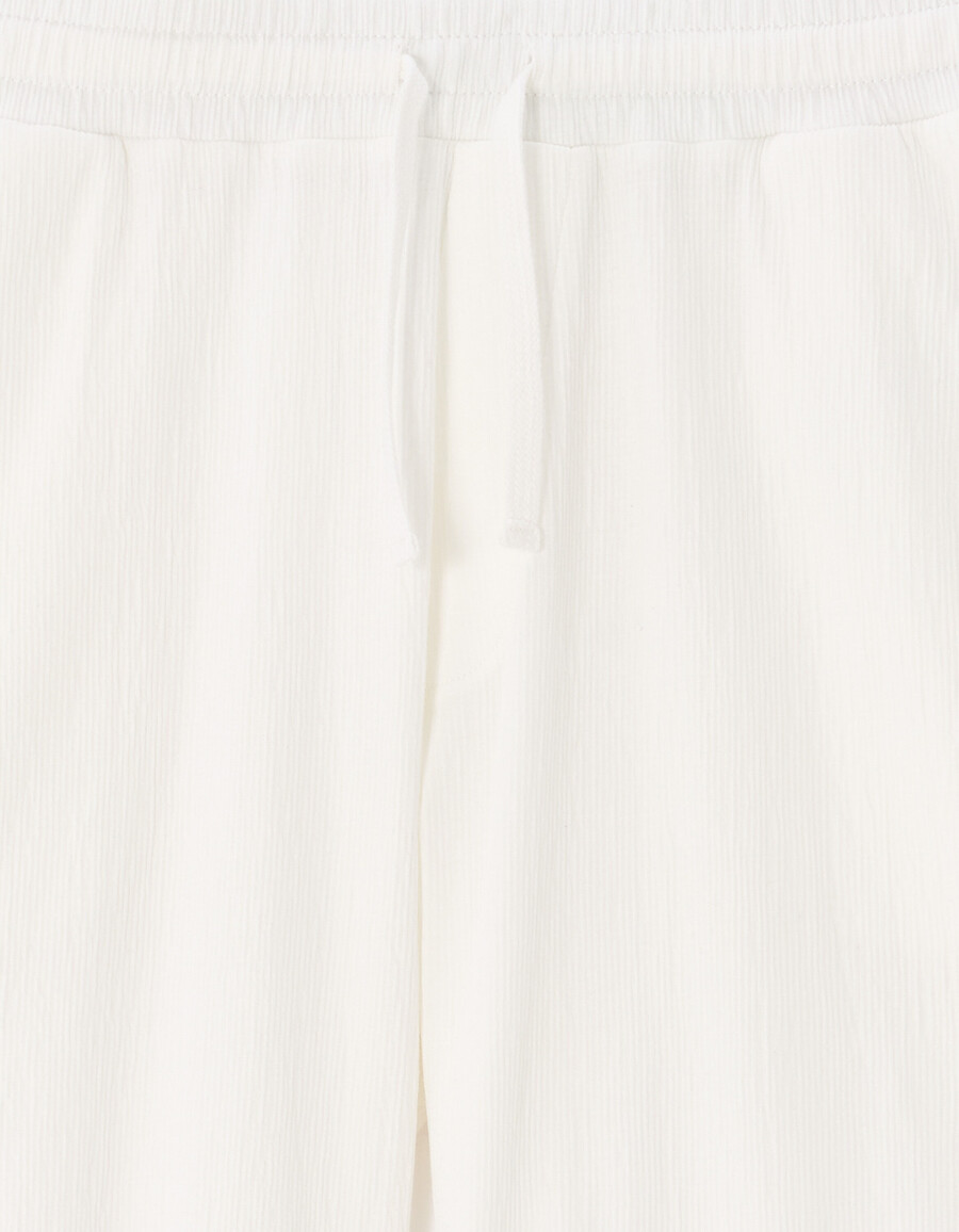 bermudashorts med dragsko i midjan stretchig bomull