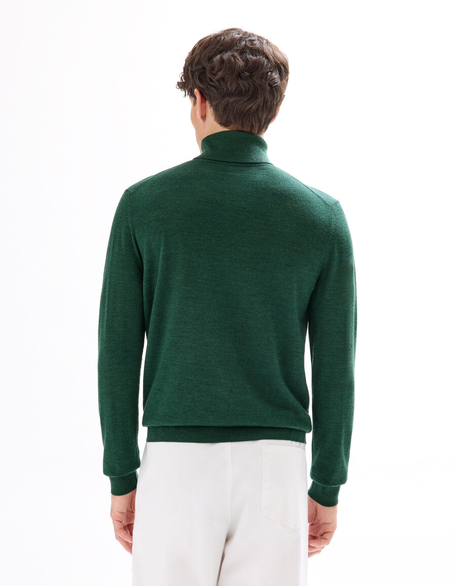 slim-fit polotröja 100 merinoull