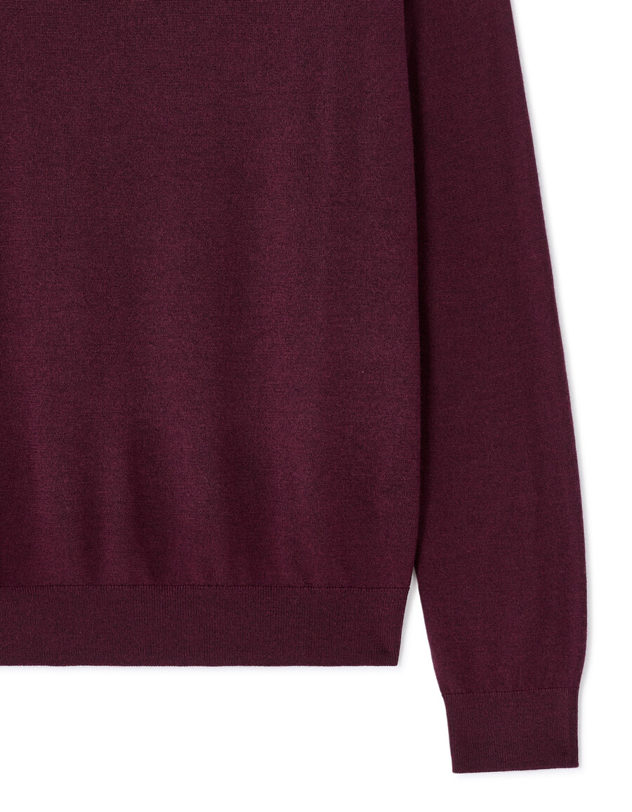 slim-fit polotröja 100 merinoull