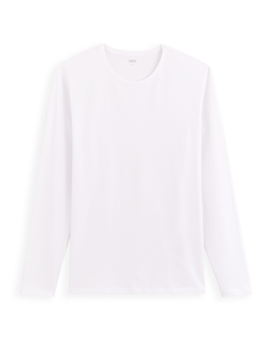 långärmad t-shirt med rund hals