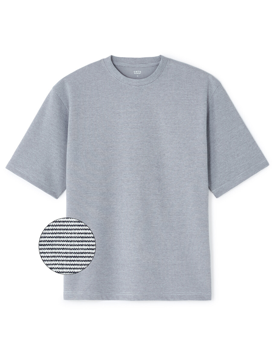 överdimensionerad t-shirt med rund hals